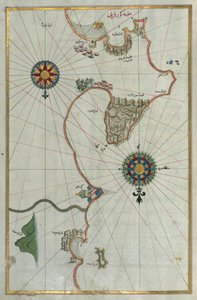 Map of the Eastern Mediterranean Coast with the City of Tyre